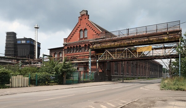 Sou��st koksovny Bobrek - zaj�mav� pr�myslov� architektura, kter� se u n�s vid� u� jvelice m�lo