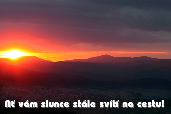 Z�pad slunce nad Kozubovou