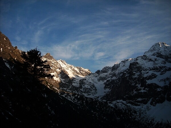 Jarn� skialpinismus v polsk�ch Tatr�ch