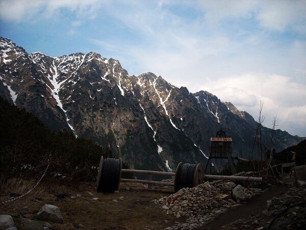 Jarn� skialpinismus v polsk�ch Tatr�ch