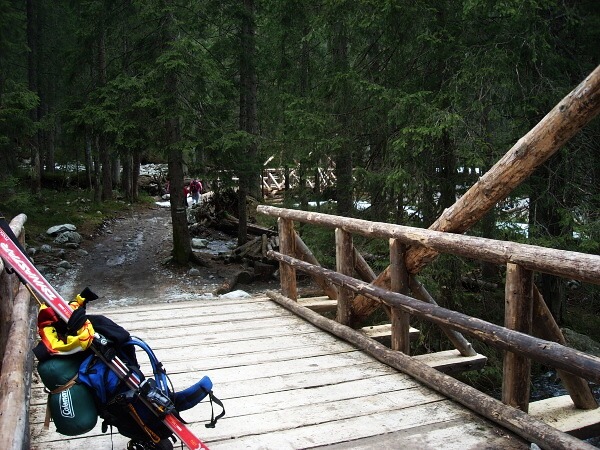 Jarn� skialpinismus v polsk�ch Tatr�ch