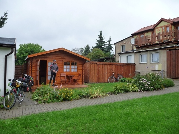 Na kole s br�chou do Hamburgu